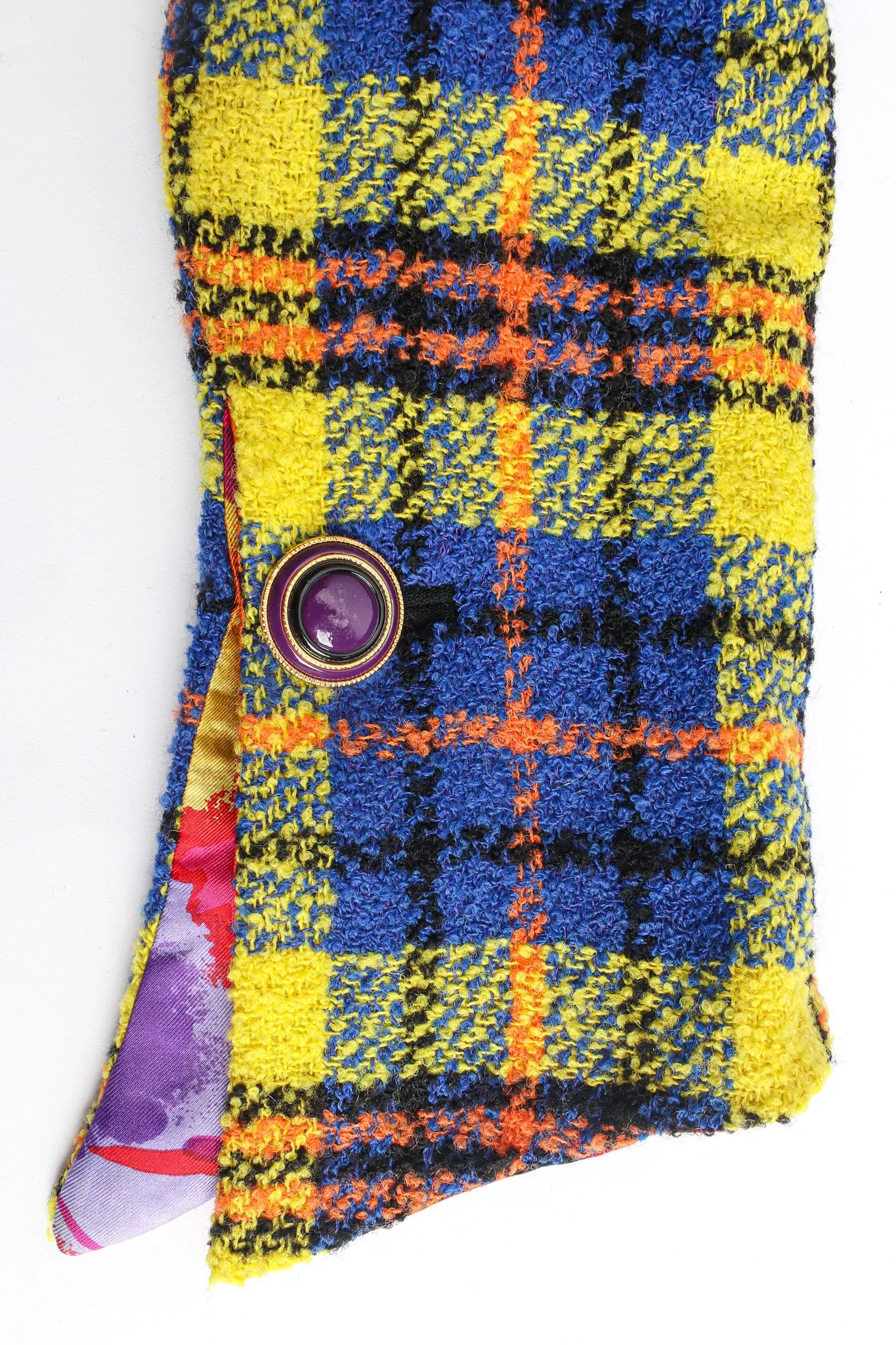 1991 A/W Rainbow Tartan Plaid Jacket