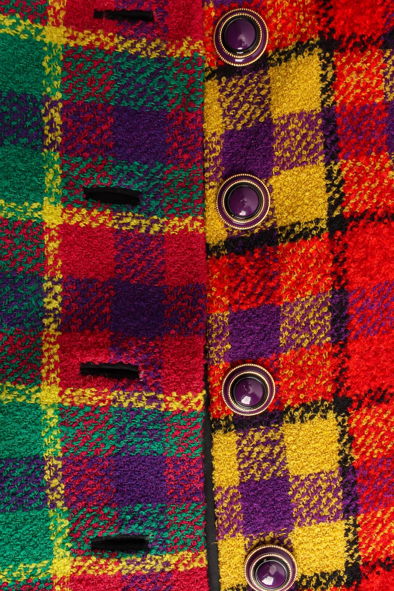 1991 A/W Rainbow Tartan Plaid Jacket