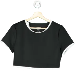 Adanola Black Crop Top 2X Large