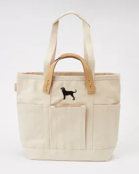 Black Dog Canvas Craft Tote