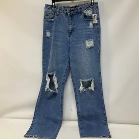 Blue Denim Jeans Wide Leg Clothes Mentor, Size 5