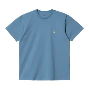 Chase T-Shirt - Icy Water/Gold