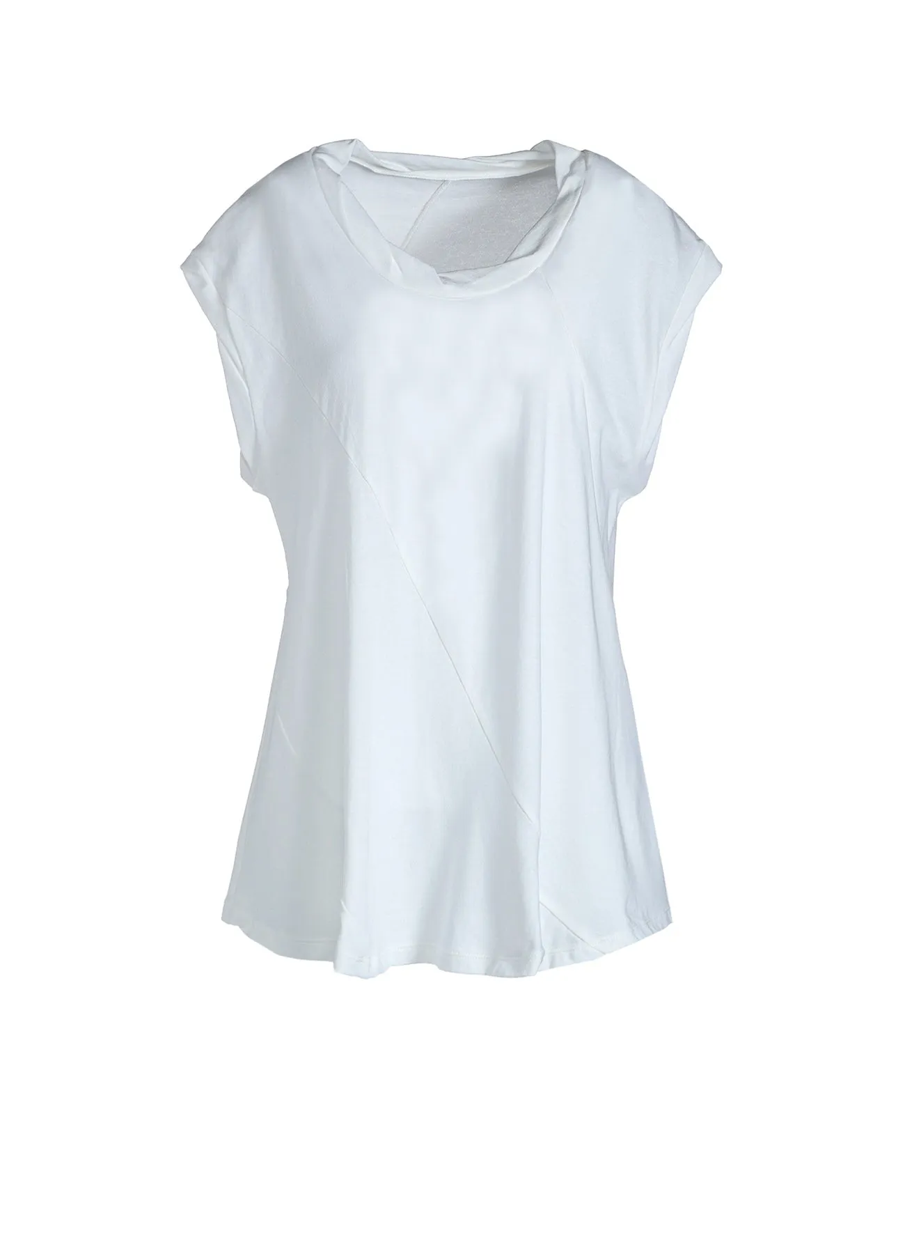 COTTON JERSEY NO SLEEVE SHIRT