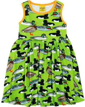 DUNS Sleeveless Gathered Dress - Duck Green