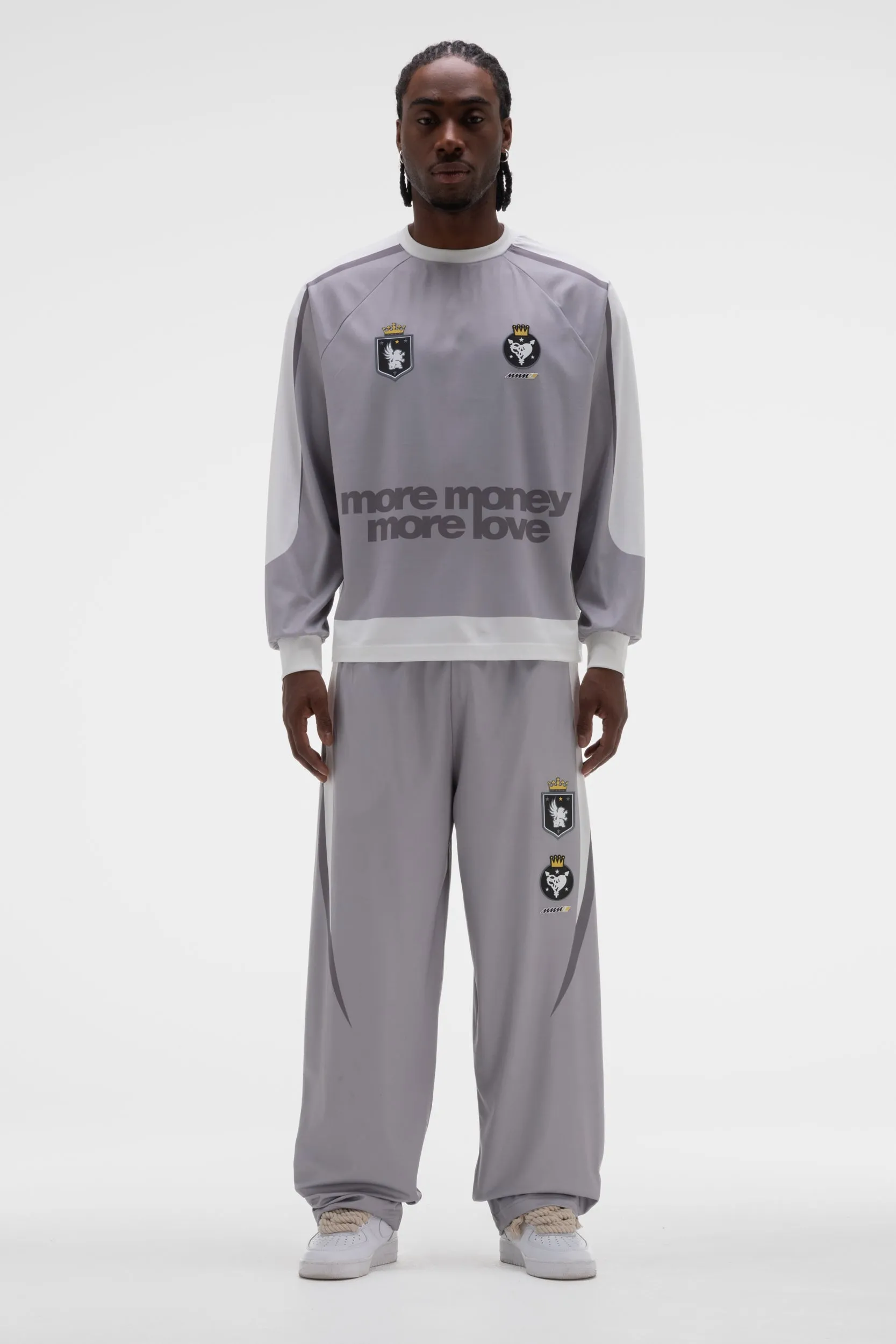 JERSEY TRACKPANTS WOLF GREY