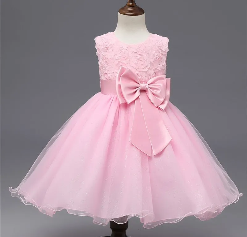 Kids Elegant Fluffy Prom Gown