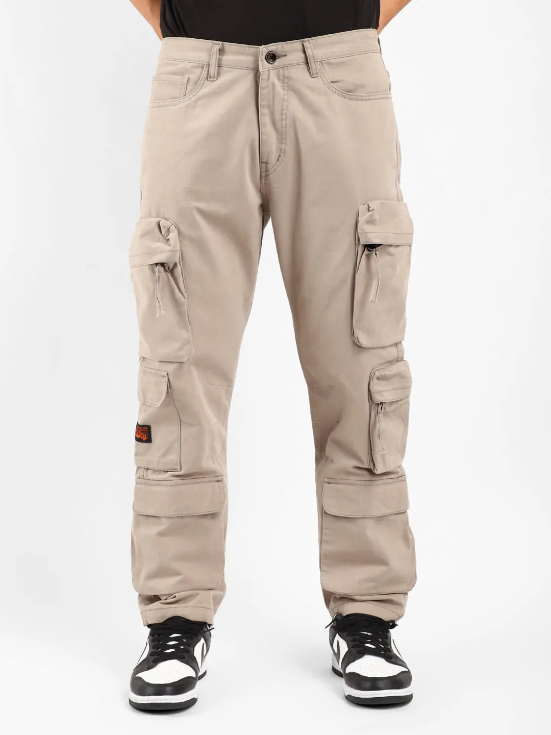 Kyubic Light Grey Cargo Pants