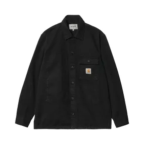 L/S Charter Shirt - Black Garment Dyed