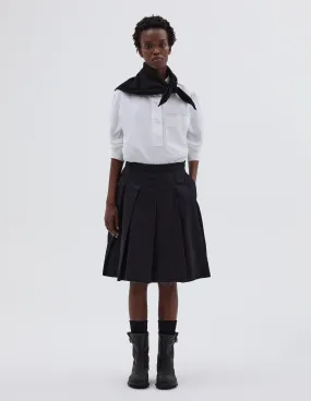 MHL. SCHOOL SKIRT | INDIGO TWILL | INDIGO