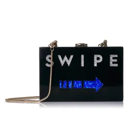 MILLY Swipe Box Clutch