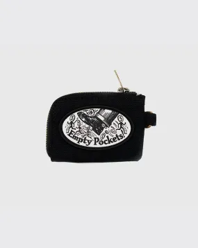 Passport Empty Pockets Coin Pouch - Black