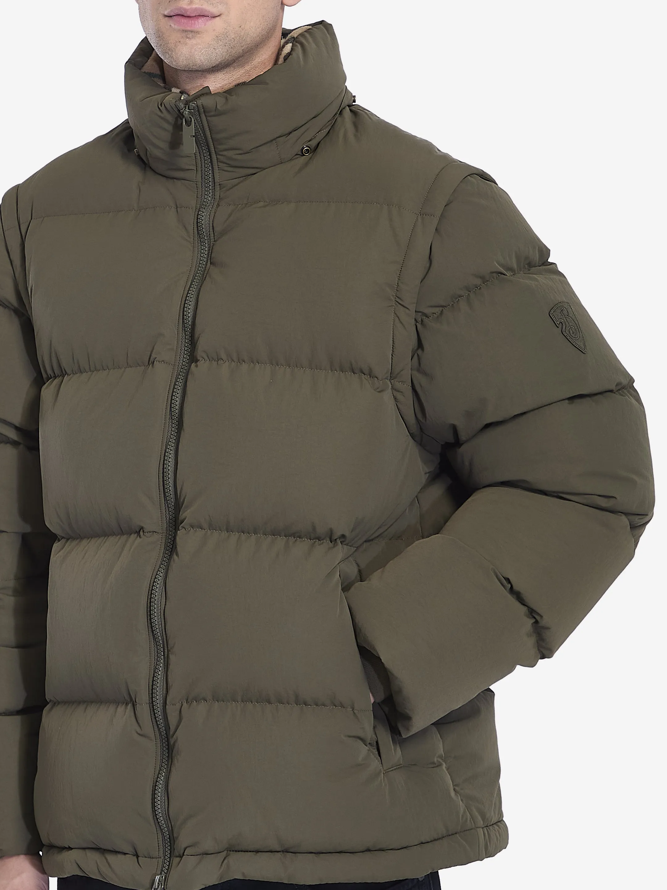 PUFFER JACKET IN NYLON