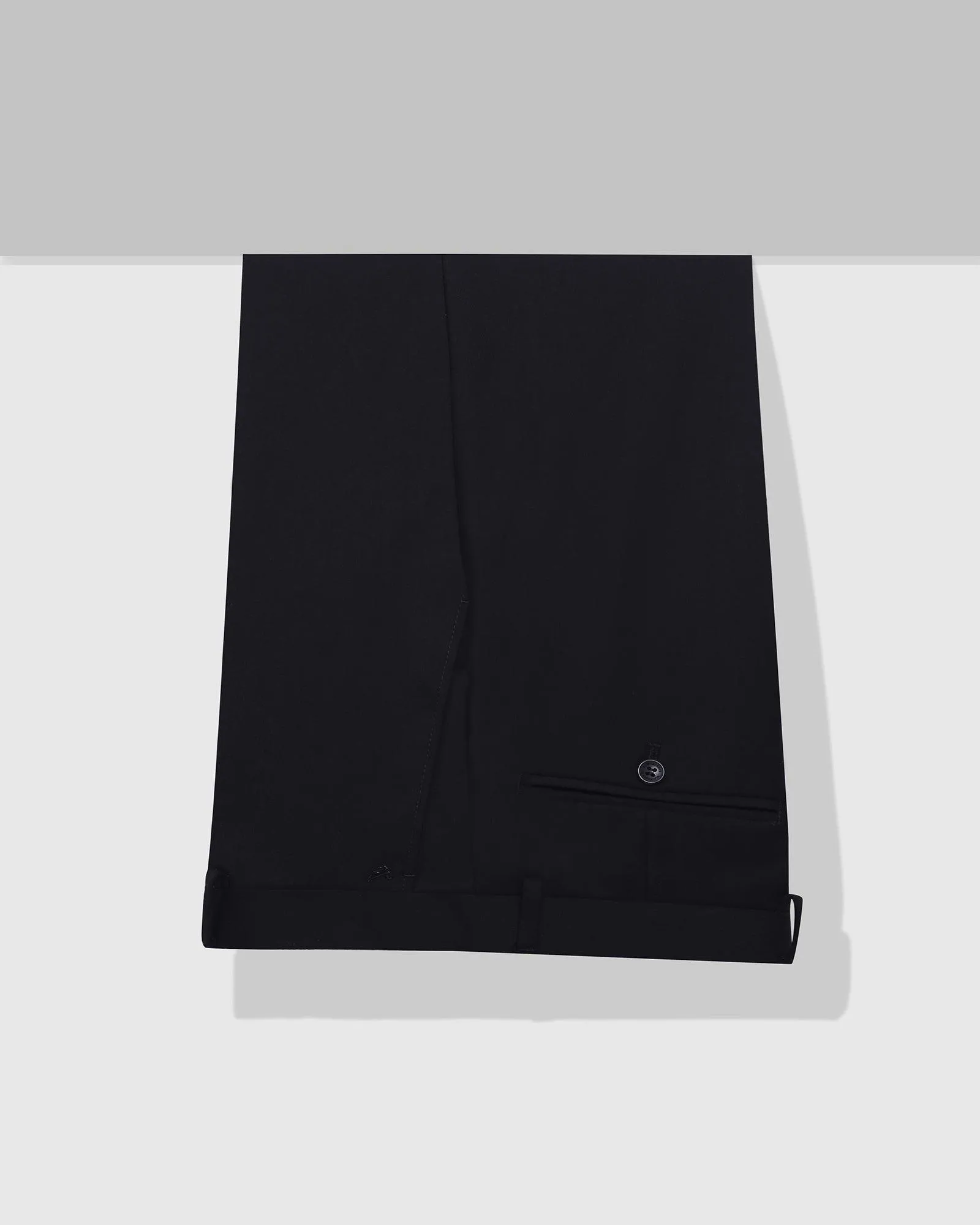 Slim Comfort B-95 Formal Black Solid Trouser - Bedward