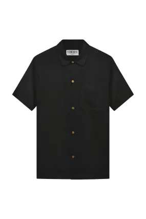 SPINDRIFT Corn Fabric Shirt - Black