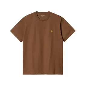 S/S Chase T-Shirt Tamarind/Gold