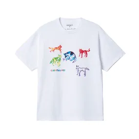 S/S Ollie Mac Huskies Tee White