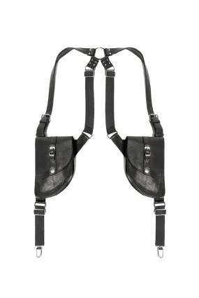 SUSPENDER BAG IN BLACK