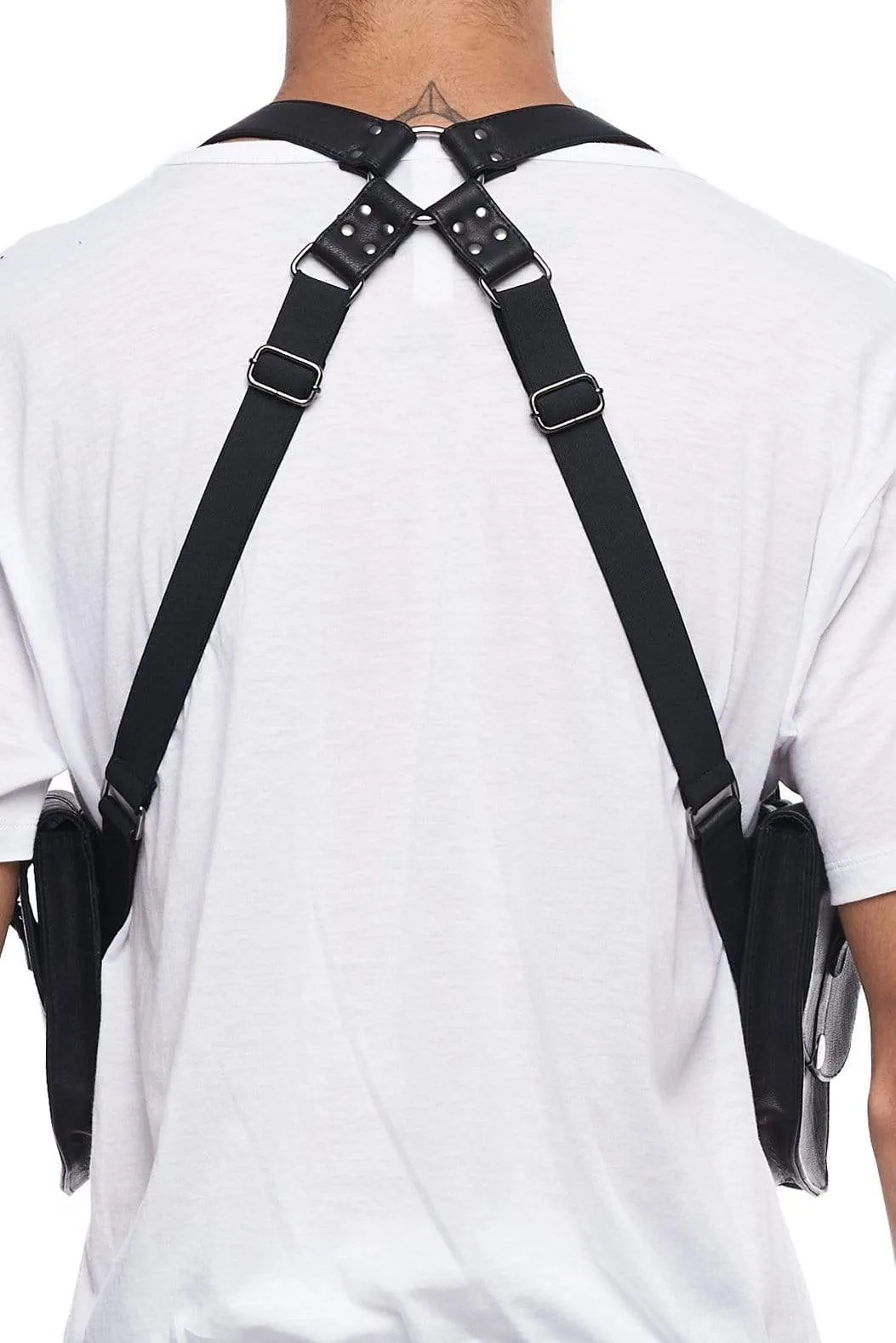 SUSPENDER BAG IN BLACK