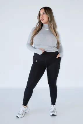 Thermal Tech Pocket Leggings - Black