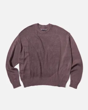 Window Web Sweater - Brown